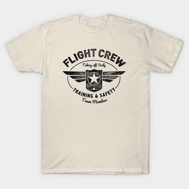 Flight Crew T-Shirt by Alema Art